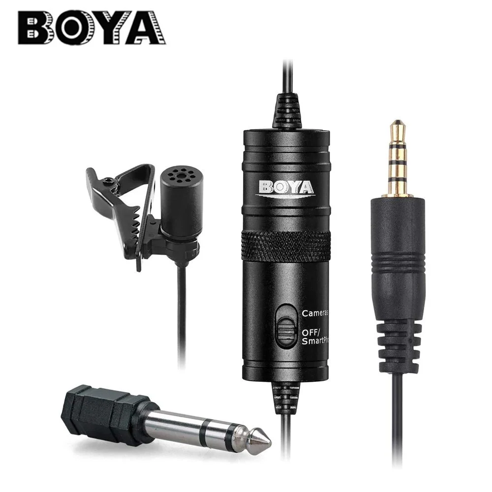 Boya By M1 Mic | Specially Designed For Youtube Video Recording MIc | Wired Mic | Mic For Youtube | MIcrophone For PC Recording Mic Best Quality Mic for Android, PC & DSLR | Professional Collar Mic - Lavalier 3.5mm Mic For Youtube With Original Sticker - Image 4