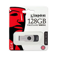 Kingston DataTraveler Swivl 128GB USB 3.0 Pen Drive (DTSWIVL/32GBIN, Black)