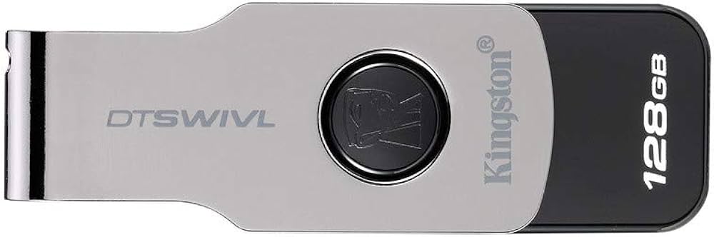 Kingston DataTraveler Swivl 128GB USB 3.0 Pen Drive (DTSWIVL/32GBIN, Black) - Image 3