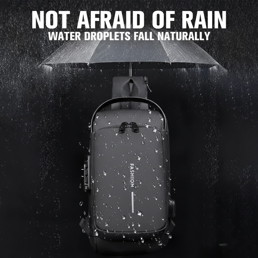 Shoulder Bag Multifunction Anti Theft USB Messenger Pack Man - women Crossbody Cross Body Travel Sling Chest Bags Pack - Image 3