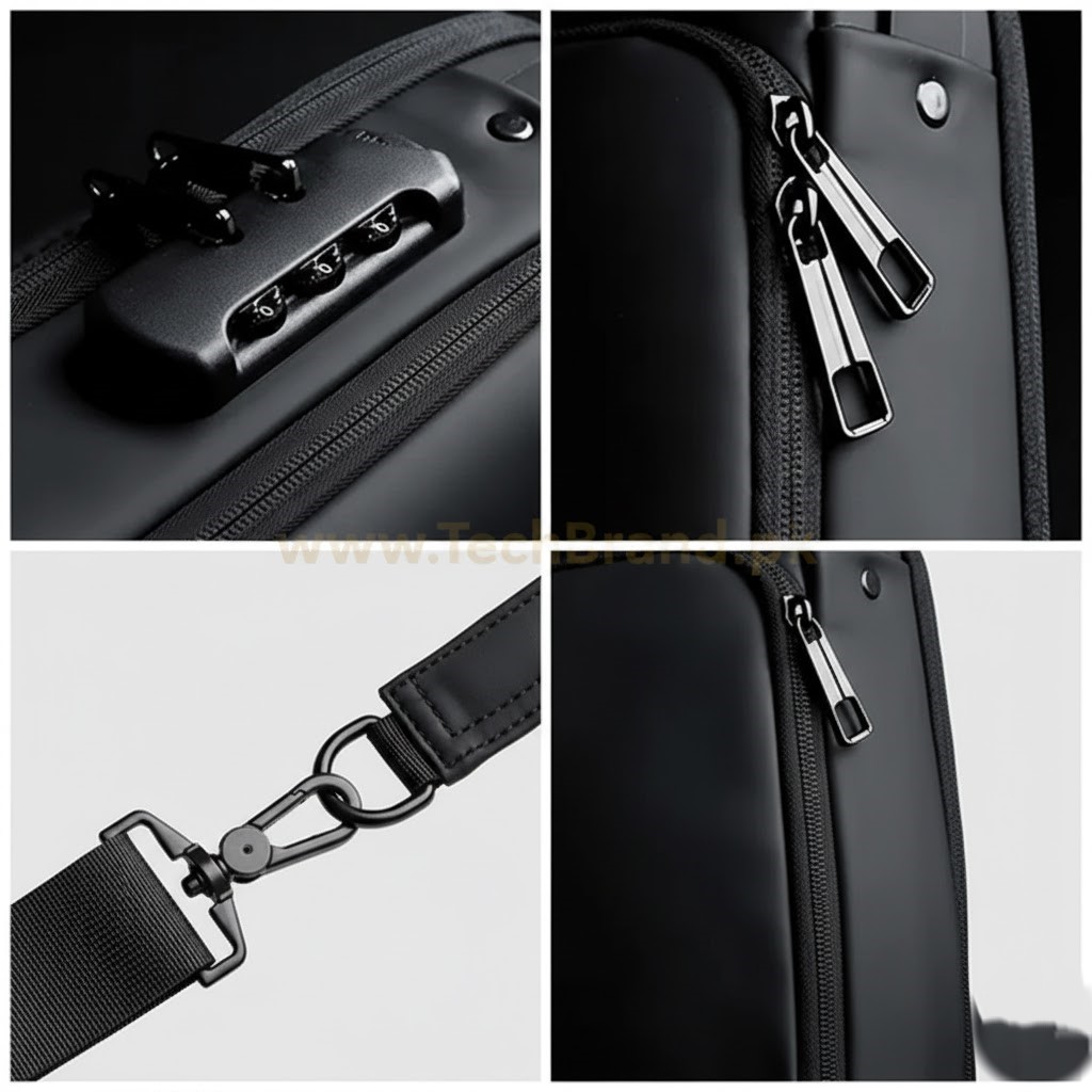 Shoulder Bag Multifunction Anti Theft USB Messenger Pack Man - women Crossbody Cross Body Travel Sling Chest Bags Pack - Image 5