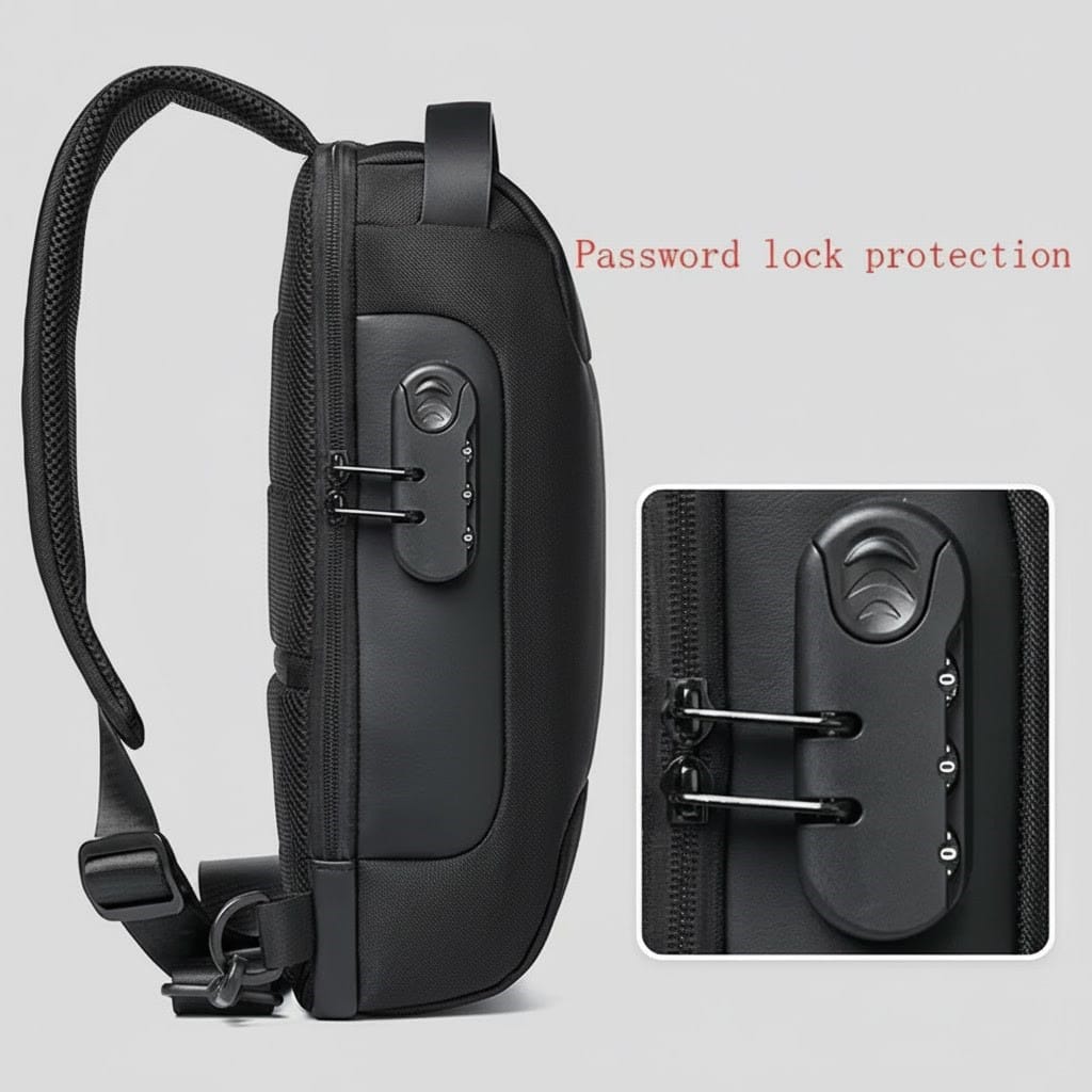 Shoulder Bag Multifunction Anti Theft USB Messenger Pack Man - women Crossbody Cross Body Travel Sling Chest Bags Pack - Image 7