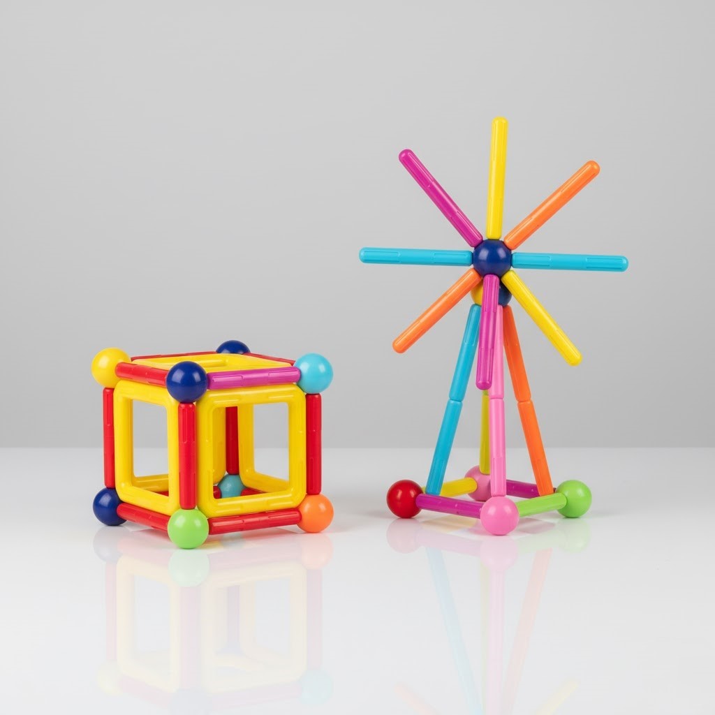 Magnetic Building Blocks Set 25 Piece - Image 2