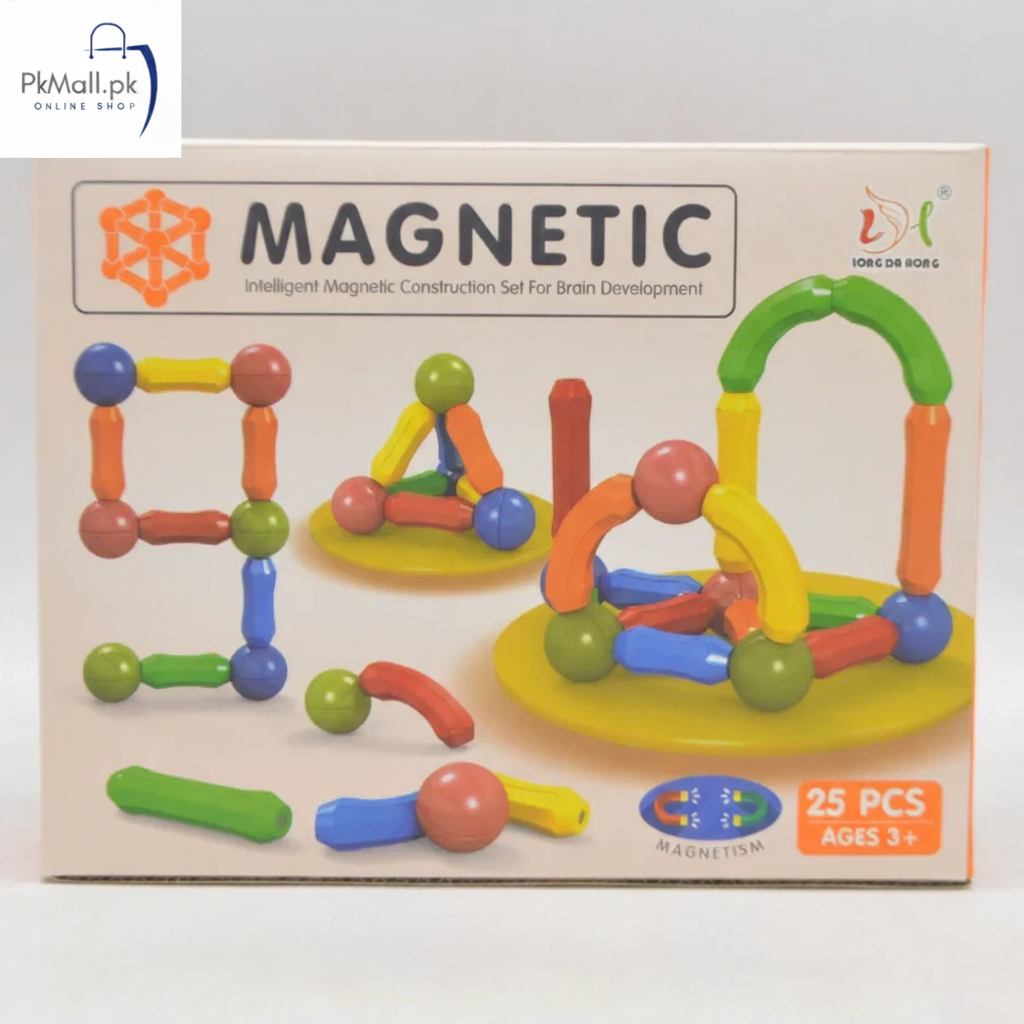 Magnetic Building Blocks Set 25 Piece