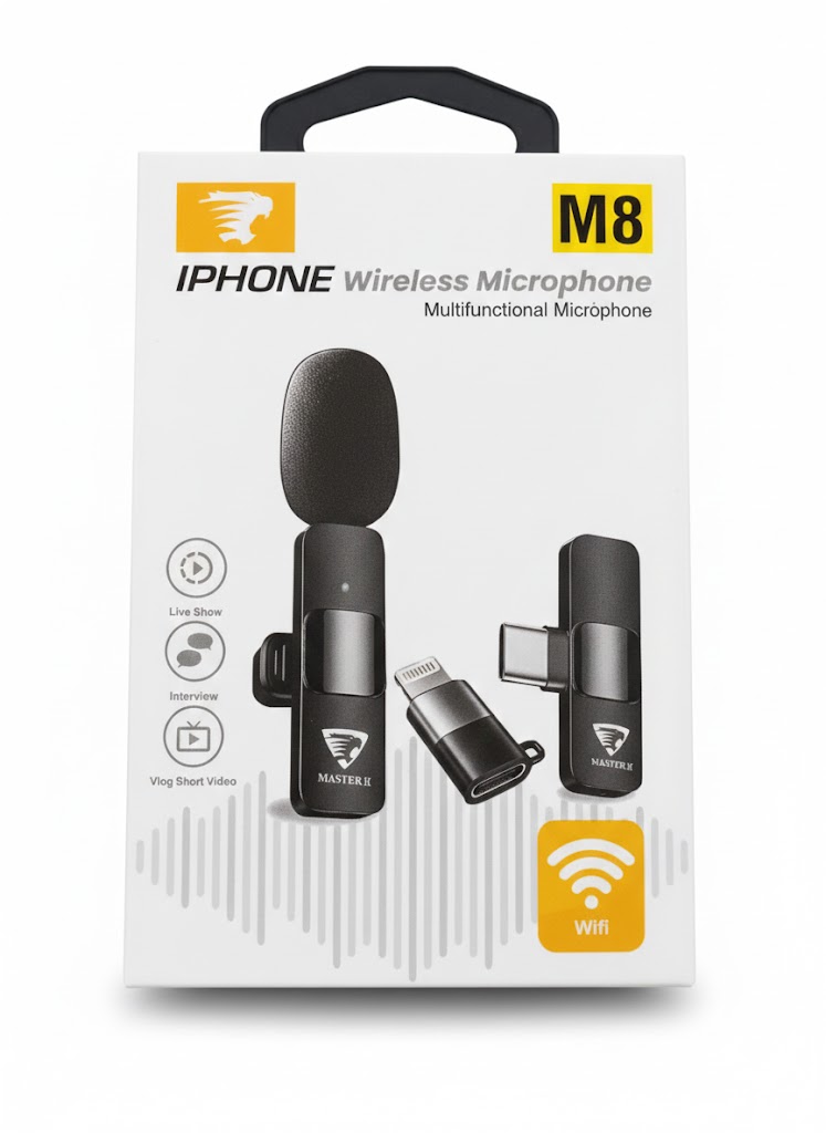 iPhone Wireless Mini Microphone System.