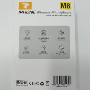 Alternative view of iPhone Wireless Mini Microphone System.