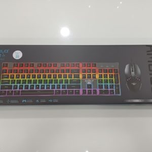 AOQELO AMG100 Electric Metal Panel Mechanical Keyboard and Mouse.