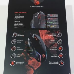 Bloody J95S RGB Gaming Mouse. High-Precision Wired RGB Mouse.