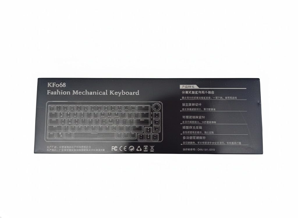 TM680 Hot Swap Mechanical Keyboard Kit RGB Backlight Wireless clear white - Image 2