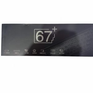 TM680 Hot Swap Mechanical Keyboard Kit RGB Backlight Wireless clear white