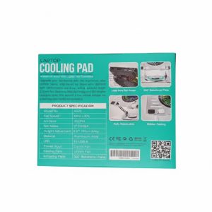 Alternative view of AMAZE A525 LAPTOP ALUMINIUM ROTATABLE COOLING STAND.