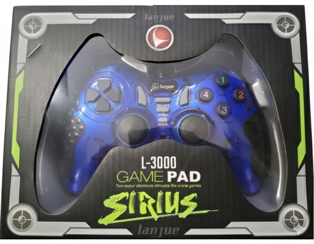 L-3000 Game Pad Two-motor vibrations stimulate the scene games.
