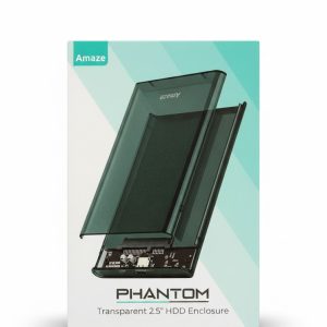 Amaze A206c Phantom Series Transparent 2.5" HDD Enclosure USB 3.0 5GBPS.