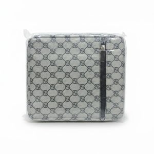 Alternative view of Gucci Inspired GG Supreme Web Messenger Bag – Crossbody Silver.
