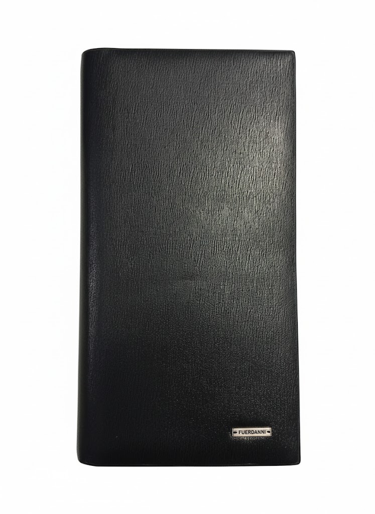 Fuerdanni Genuine Leather Long Wallet – Black