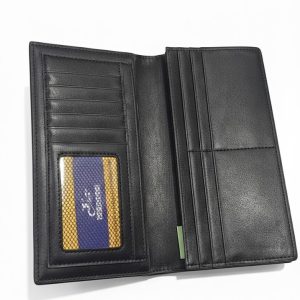 Alternative view of Fuerdanni Genuine Leather Long Wallet – Black