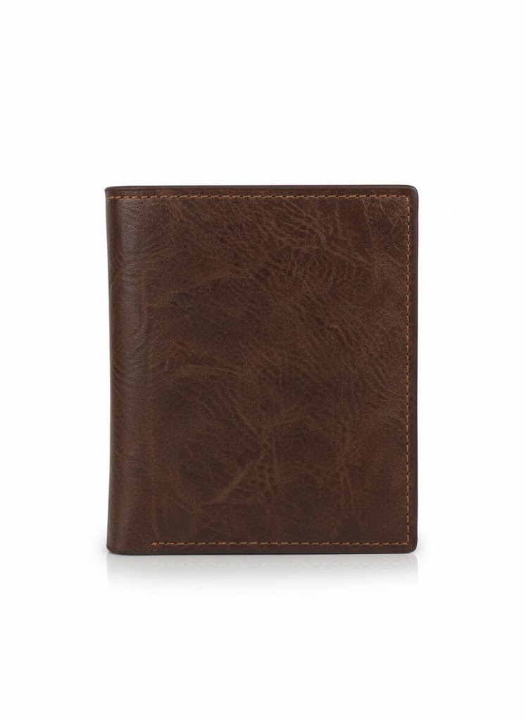 Premium Genuine Leather Bi-Fold Wallet with Money Clip – Dunbollu Men's Collection. - Image 2