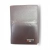 Baellerry Compact Tri-Fold Leather Wallet – Coffee Brown.