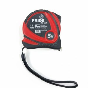 PRIDE 5M Measurement Tape – High-Precision, Durable & Easy-Read Measuring Tool | Compact & Ergonomic Design.