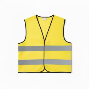 REFLECTIVE 120GRAM POLYESTER YELLOW COLOR SAFETY VEST.