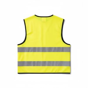 Alternative view of REFLECTIVE 120GRAM POLYESTER  YELLOW  COLOR SAFETY VEST.