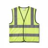 REFLECTIVE 120 GRAM LEMON GREEN SAFETY VEST.