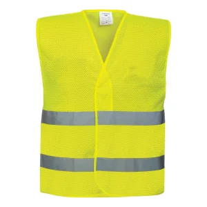 Safety Vest 2-line 60gsm Lemon Green.