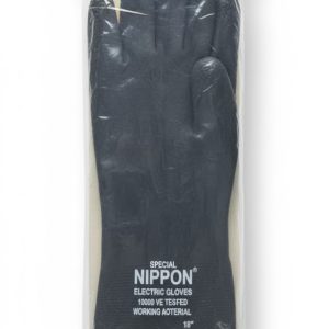 Alternative view of Rubber Electric PVC Long Gloves.