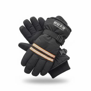 Heavy-Duty Reflective Work Gloves - Cold Weather Protection.
