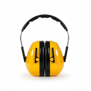 Alternative view of 3M PELTOR OPTIME 98 H9A OVERHEAD YELLOW SAFETY EARMUFF.