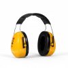 3M PELTOR OPTIME 98 H9A OVERHEAD YELLOW SAFETY EARMUFF.
