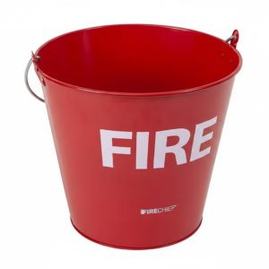 Red Metal Fire Bucket | Fire Bucket.