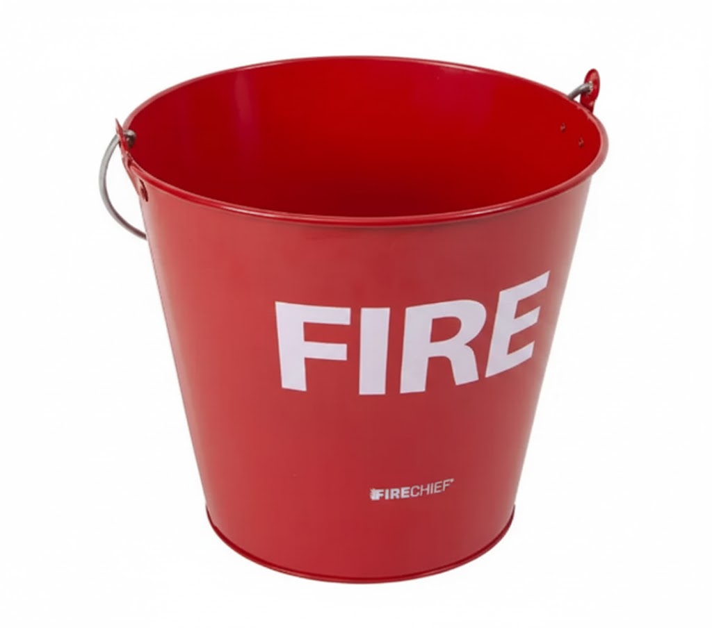 Red Metal Fire Bucket | Fire Bucket.
