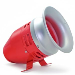 Alternative view of MS-390 WATER & DUST PROTECTED 112DB EMERGENCY & FIRE SINGLE ELECTRIC MOTOR SIREN