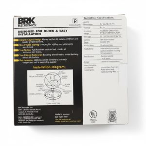 Alternative view of BRK-83RN Wireless Detector Alarm Fire Protection Detector Combination Fire Alarm Home Security System Firefighters