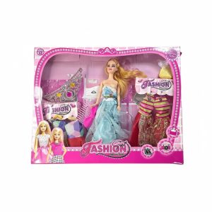 Fashion Girl Barbie Doll Set: Shoes, Purse, Clothes for Fashion Fun.