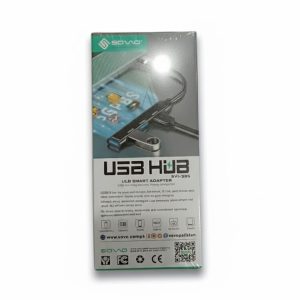 Alternative view of SOVO SHC-331 Type-C 4-Port USB 3.0 Hub – High-Speed Smart Adapter (Plug & Play)
