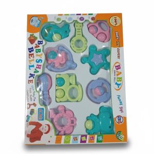 10  pcs baby rattles pack with soft material,Rattle For Infants 10 Pcs Set Toy.