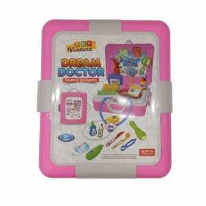 Dream Doctor set Box Nurse and Doctor Set for Kids Toy Medical Playset Kit with Foldable Suitcase Toy.