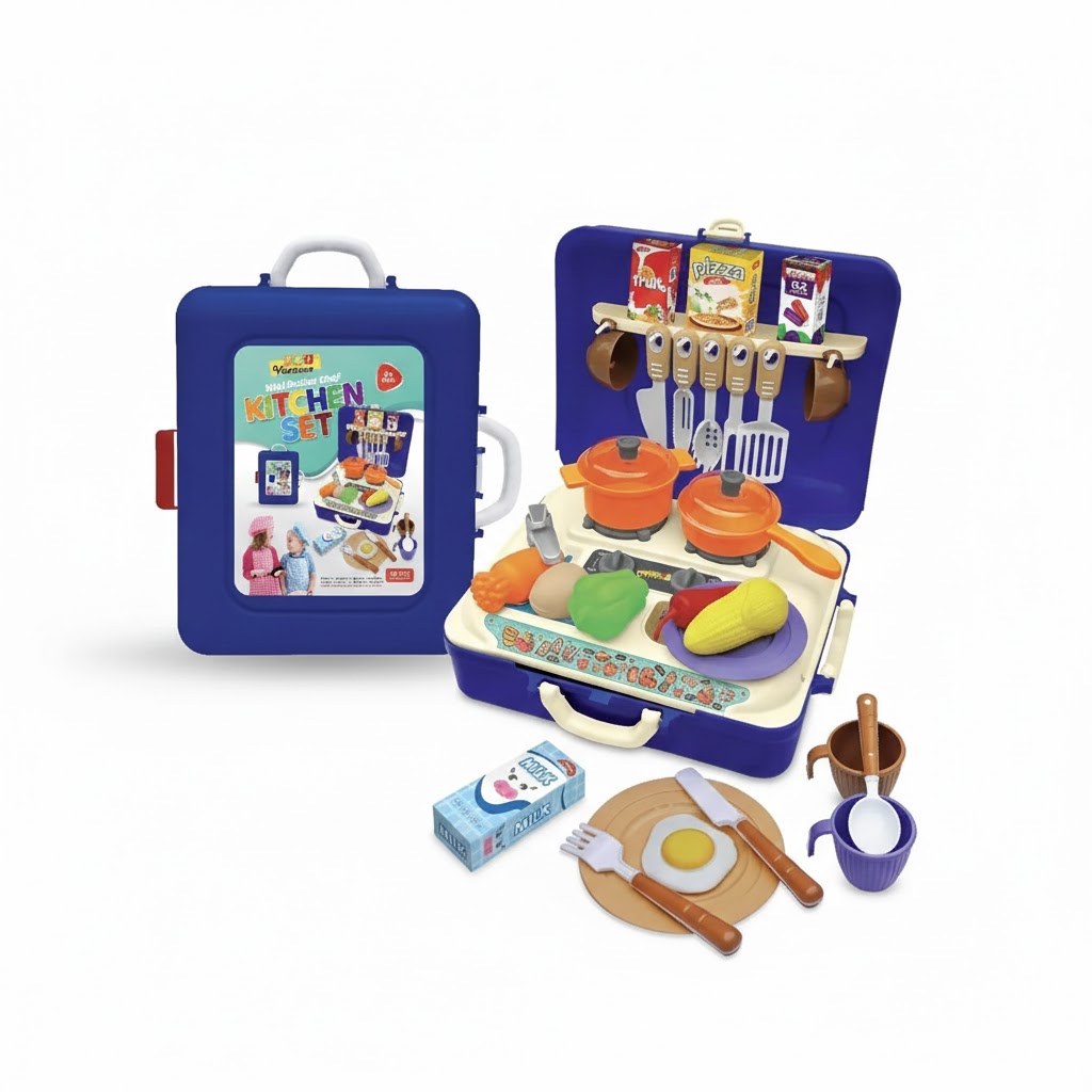 Mini Master Chef Kitchen Set – 30 Piece Cooking Playset for Kids. - Image 2