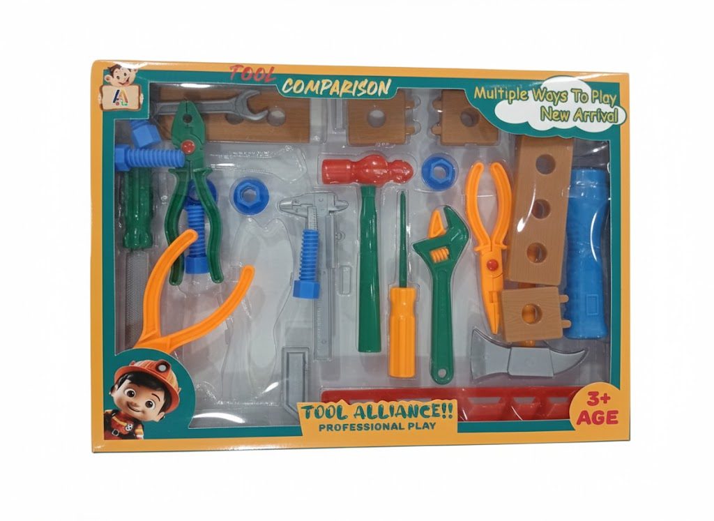 Tool Toys Kids Plastic Toy Vary Style Supplied Include Plastic Hammer Pinchers Plastic.