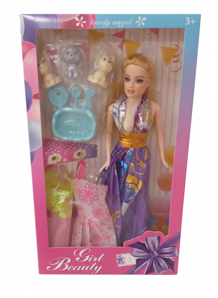 Lovely Angel Girl Beauty Fashion Doll Playset – Perfect Gift for Little Dreamers (Ages 3+).