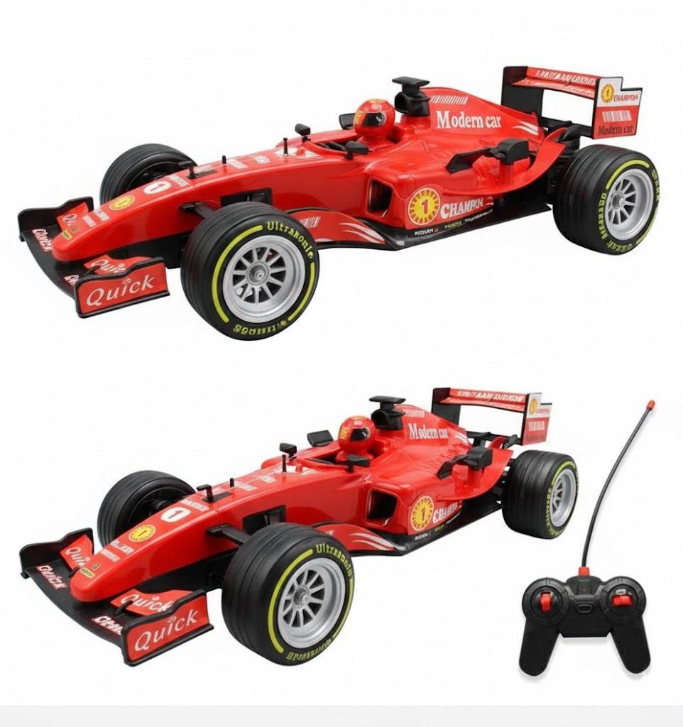 FORMULA F1 REMOTE CONTROL CAR WITH RECHARGEABLE BATTERIES TOY 1:12 Scale Champions Remote Control High Speed Car with Sound & Light Toy Large-Scale Modern F1 Car for High-Speed Racing & Calming Control. - Image 3