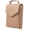 ChicAura Women’s Beige Mini Clutch Wallet