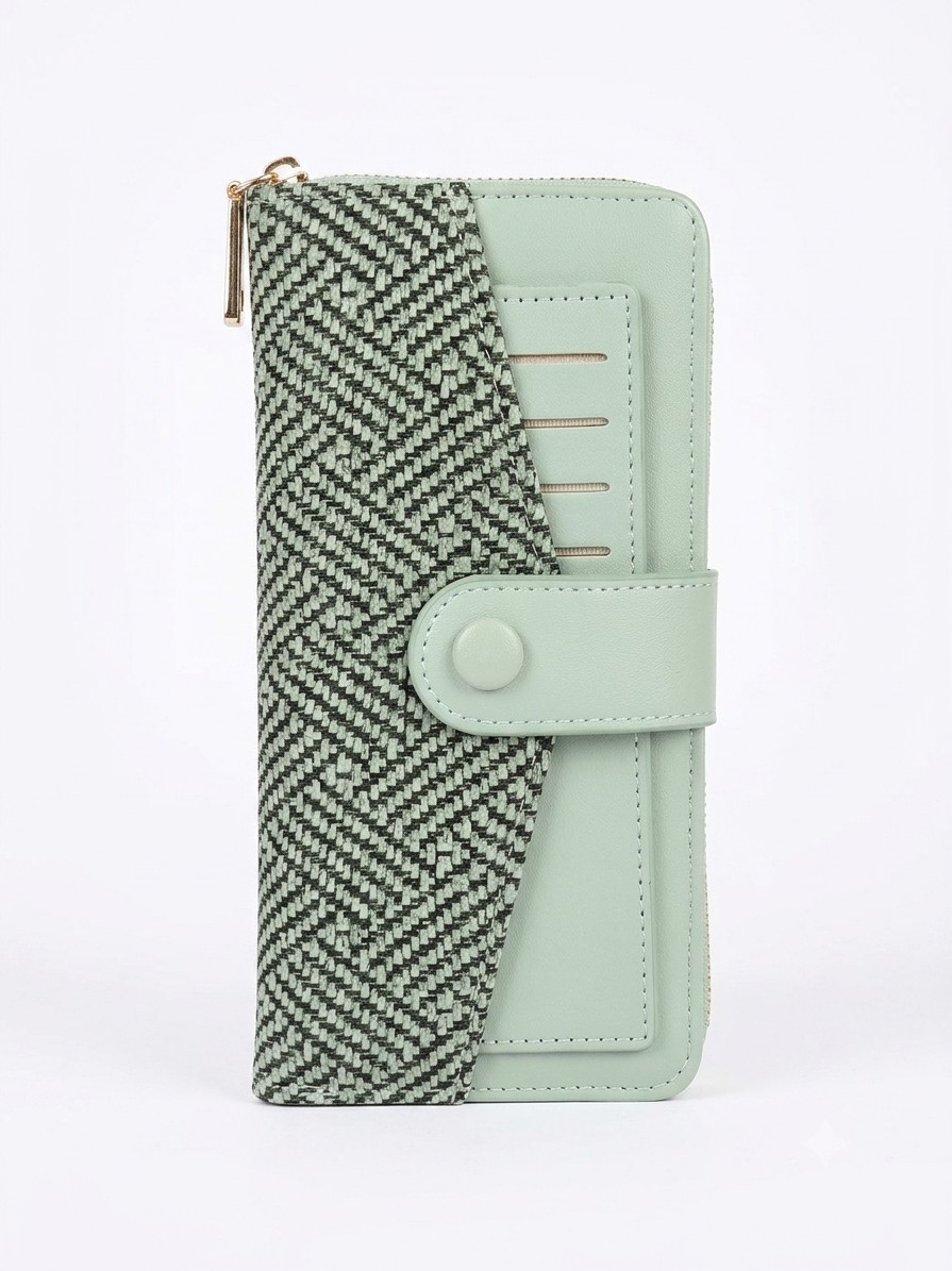 MintWeave Women’s Designer Long Wallet