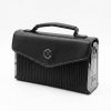 Luxury Black Women Clutch Hard Case Bag