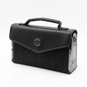 Luxury Black Women Clutch Hard Case Bag