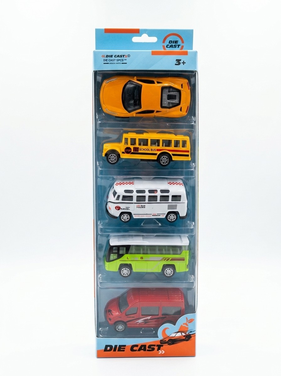 Dye Cast Car 5 Piece