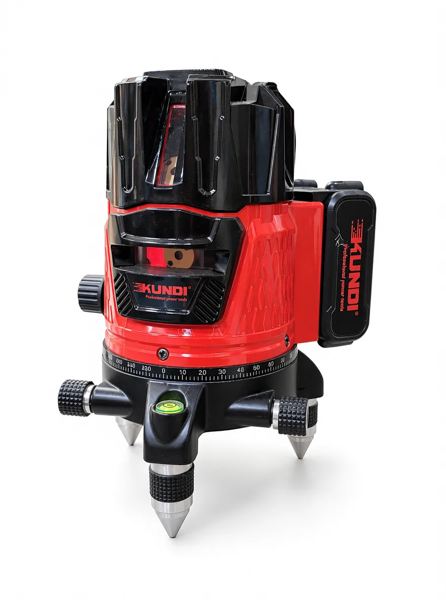 KUNDI KD‑LM‑C 360° Green Laser Level 3600mAh – Professional Self Leveling Machine - Image 2
