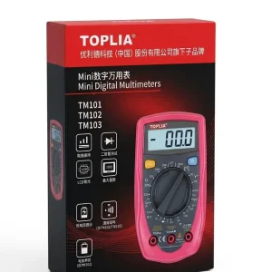 Alternative view of Toplia Mini Digital Multimeter TM101/TM102 – LCD Voltage & Current Tester